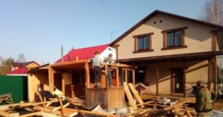 Демонтаж частных домов Фрязино, цена от 1575 руб.